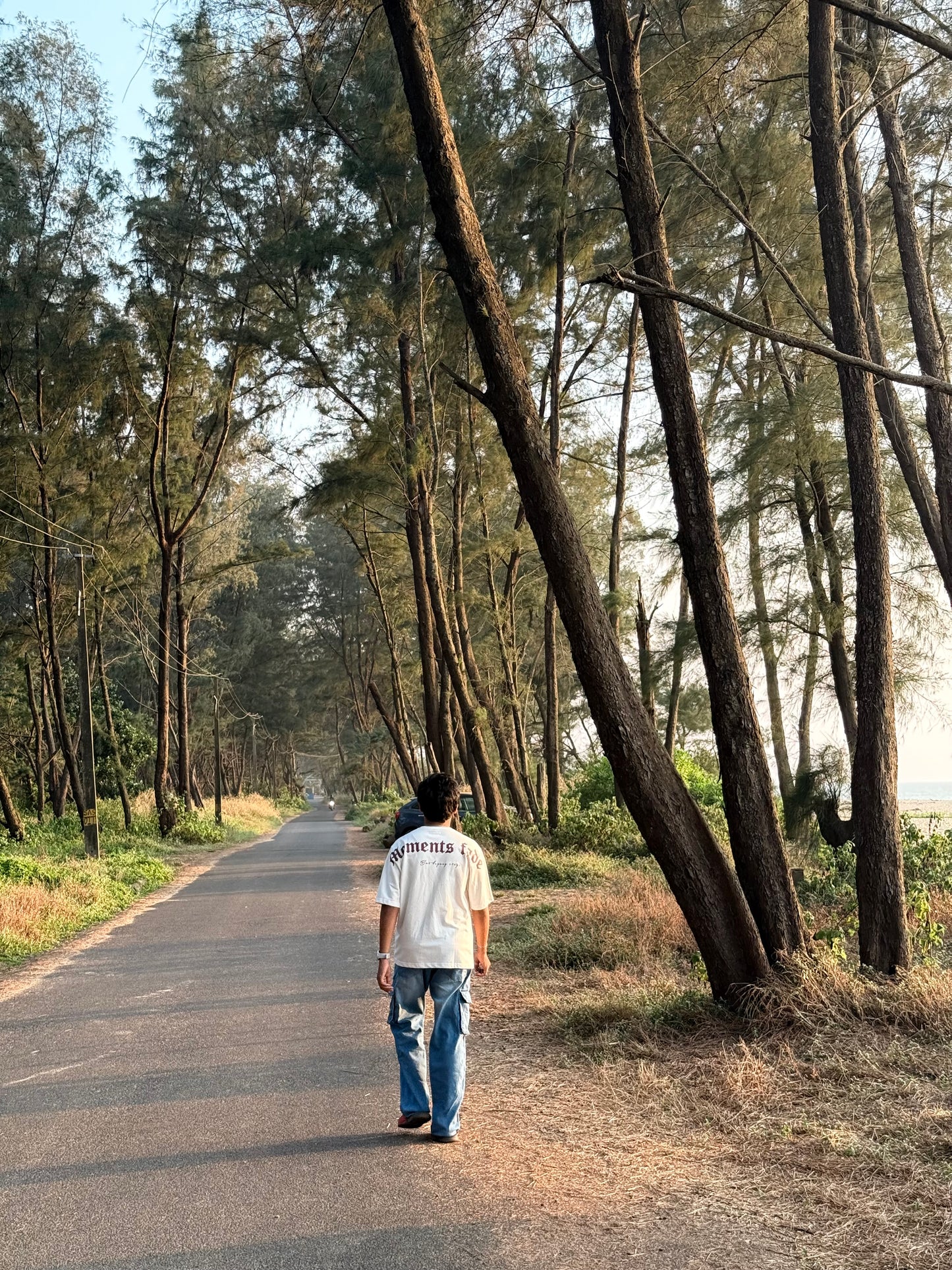 Moments fade offwhite tshirt