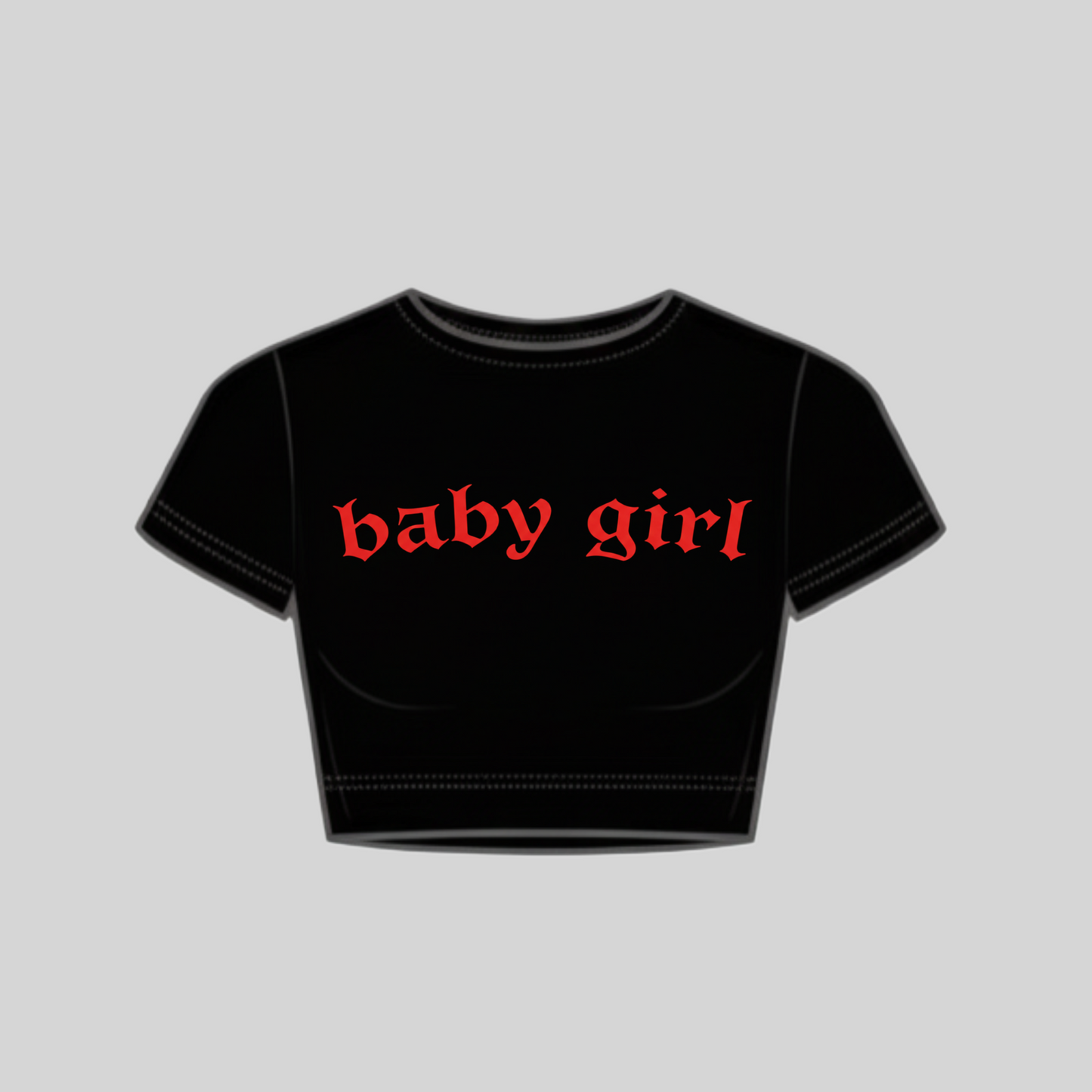 Baby Girl Crop Black