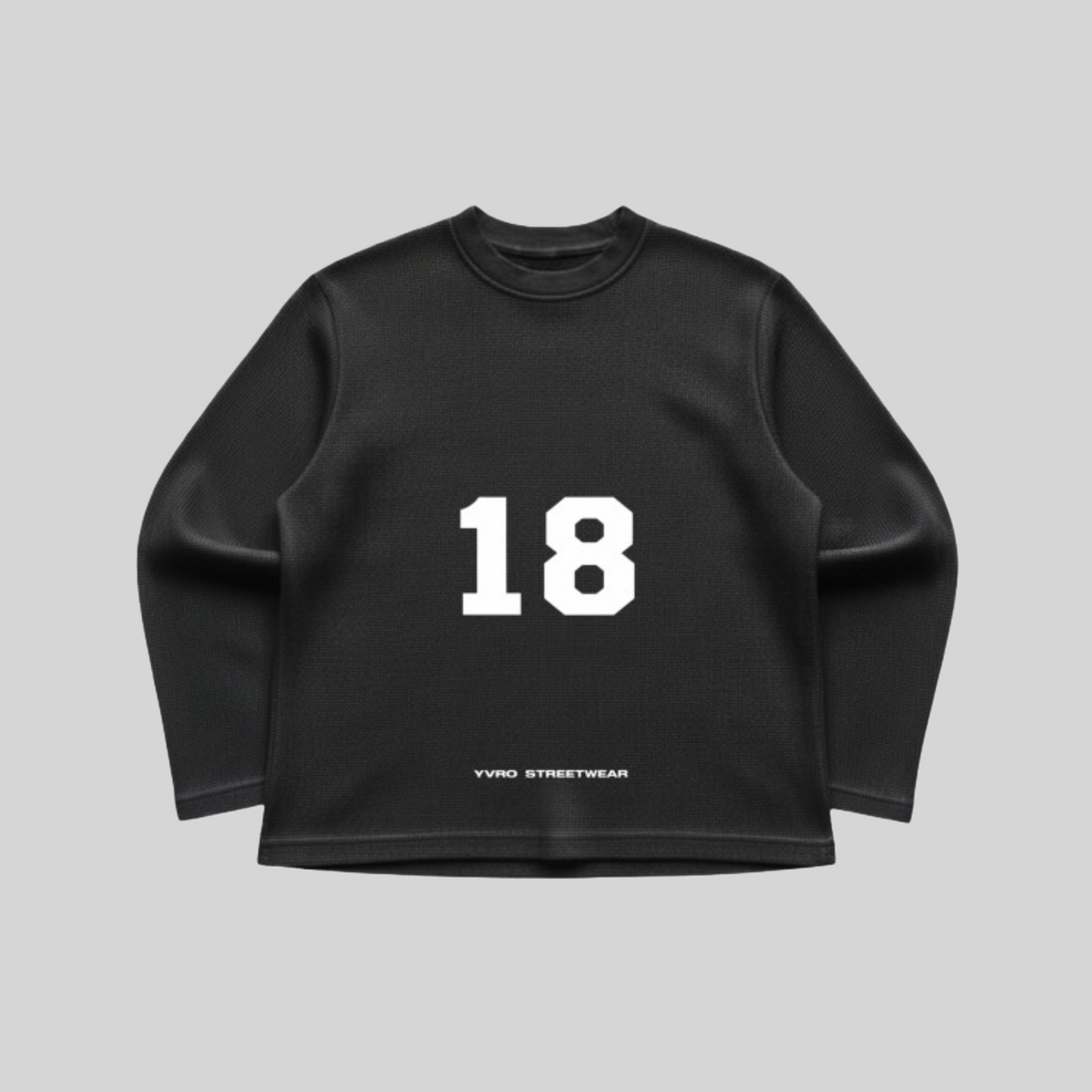 Against all odds (black) waffle netted tshirt