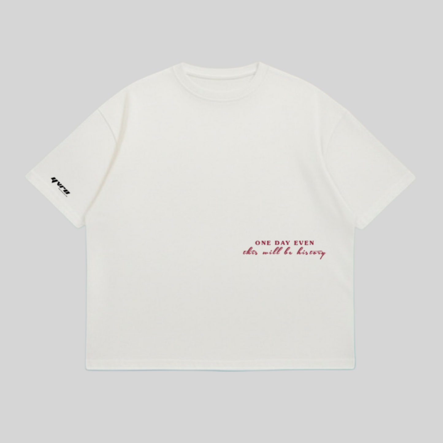 Moments fade offwhite tshirt