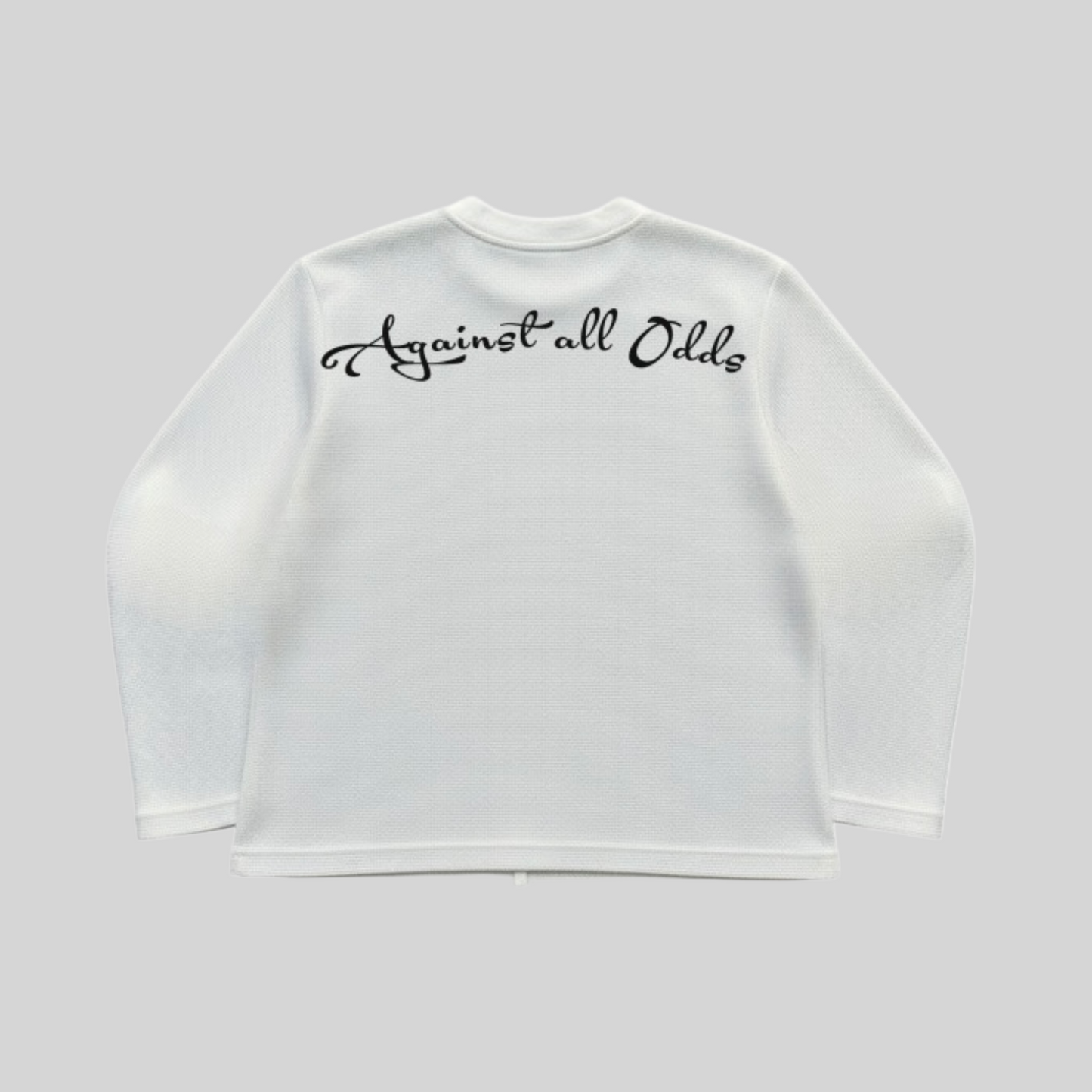 Against all odds waffle netted tshirt