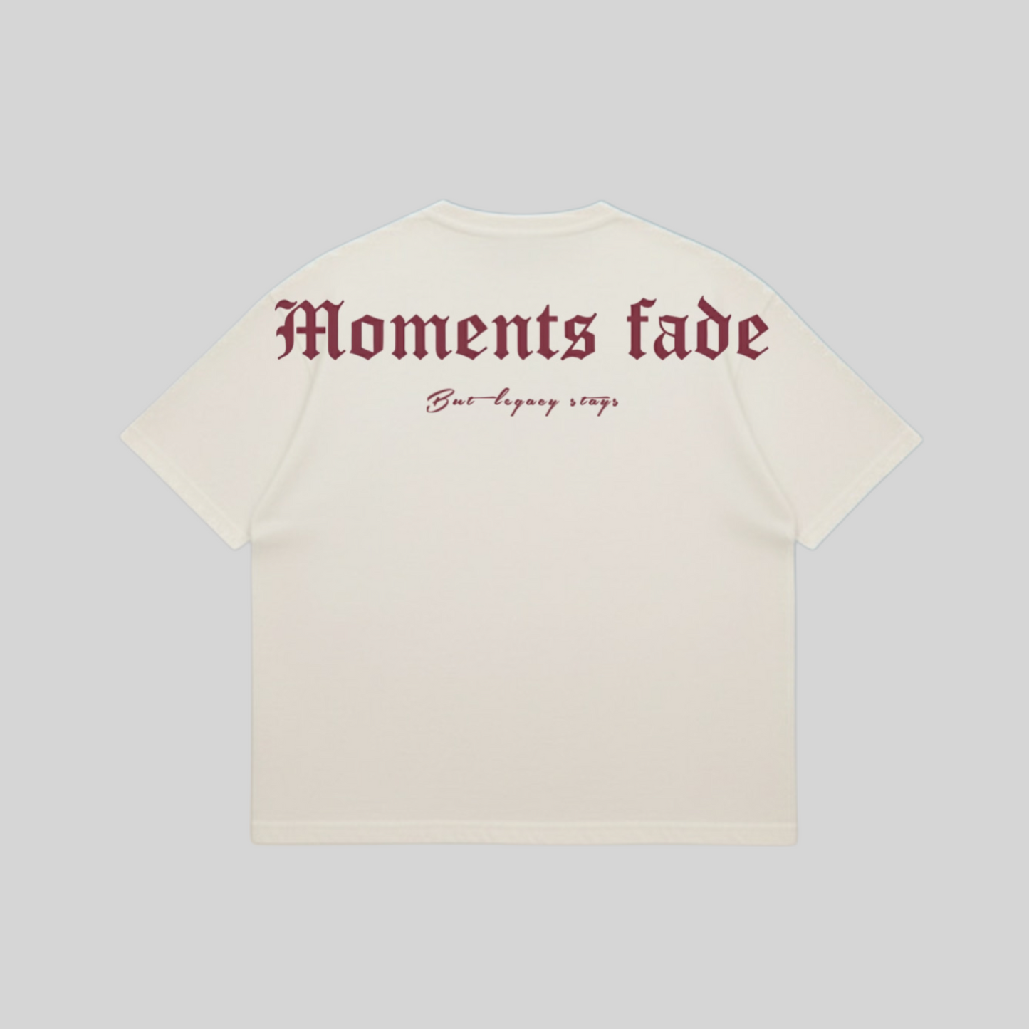 Moments fade offwhite tshirt